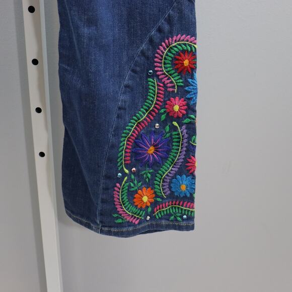Gypsy Soule Janis Embroidered Stretch Jeans Size 8/29 NWT - Picture 4 of 6